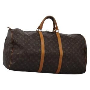 LOUIS VUITTON Monogram Keepall 60 Boston Bag M41422